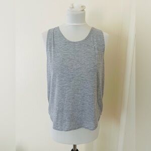 Brooks Women Tank Top L Gray Sleeveless Athletic Activewear Athleisure Workout